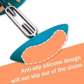 kupnos Shoe Stretchers Men Women, Non-Slip Shoe Widener Expander Trees for Men Women Wide Feet Adjustable 1 Pair (Blue)