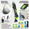 Silicone Caulking Tool 5 in 1,Caulk Remover Kit for Bathroom,