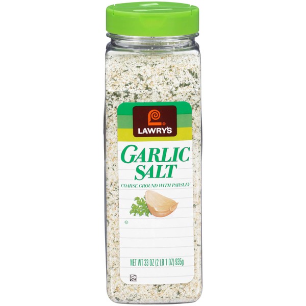Lawry's Coarse Ground with Parsley Garlic Salt, 33 oz