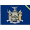 Lyh Double Sided 3ply New York State Boat Nautical Flag