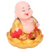 Nodding Smiling Buddha Maitreya Automatic Laughing Car Dashboard Solar Buddha