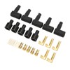 30 Piece Spark Plug Coil Collar Terminal Set, 90° HEI