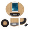 Digital Kitchen Scale Round Bamboo Electric Meat Food Weighing Scale