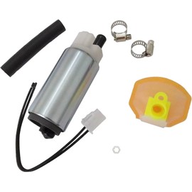 WELURE Universal Connector Fuel Pump Kit for Suzuki GSXR 600 GSXR-600 GSXR600, 38mm Compact Design, with Lasting Nylon Material, Rubber Hose Included