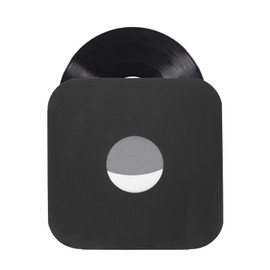 20 Pieces 12" Record Inner Sleeves, 180gsm Cardboard Record Sleeves, Album Cover Slim Record Jacket for LP Collection Storage, Black