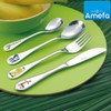 Amefa Kids Safari Kids Cutlery Set Stainless Steel 4 Piece