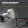 IRONWORX® Spectre Nickel 45mm (Turn) / 45mm (Key) (90mm) Maximum-Security