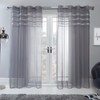 Sienna Latina Pair of 2 x Diamante Glitzy Voile Net