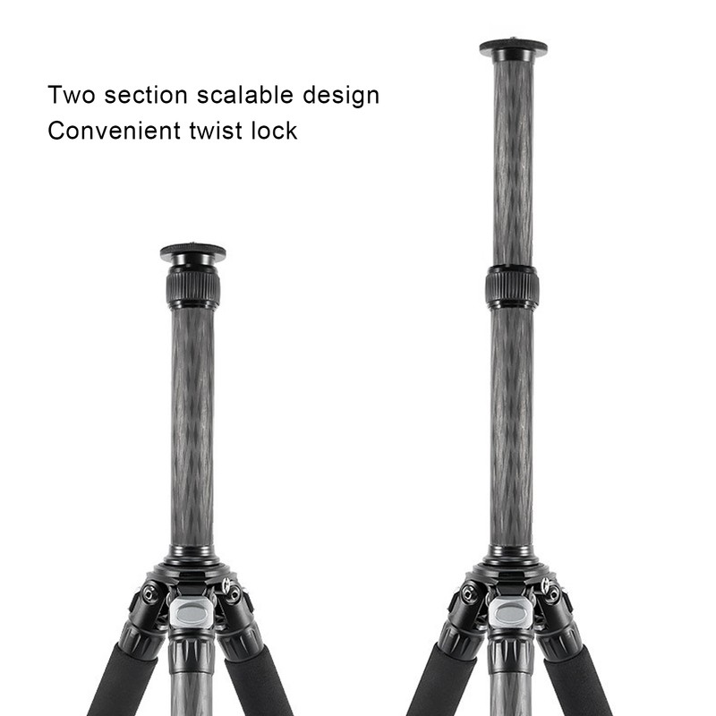 Tripod Extension Pole Telescopic 2 Section Tripod Center Column Extender