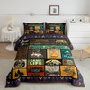 jejeloiu Camper Bedding Set Queen Size Kids Camper Accessories for