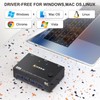 USB 3.0 Dual Monitor KVM Switch HDMI+Displayport 4K@60Hz,2K@120Hz,Camgeet 2 Monitors