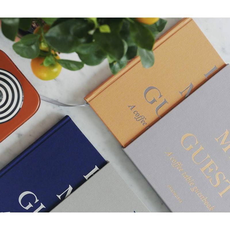 PrintWorks Guest Grey/Navy Coffee Table Books, One Size