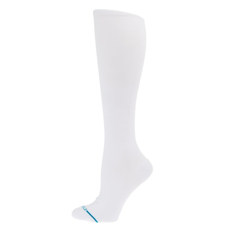 Stance Icon Compression OTC, White, Large