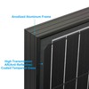 ACOPOWER 100w 12v Monocrystalline Solar Panel Module with Connector (Panel