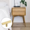 Kigniote 16PCS Cabinet T Bar Handle Gold Drawer Handles Cupboard