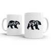Brother Sister Bear Family Twinpack 11oz Ceramic Novelty 2X Mugs