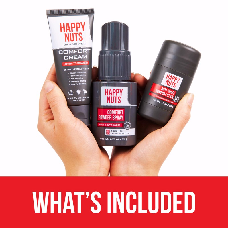 HAPPY NUTS - Nuts About You Anti Chafing Deodorant Essentials