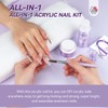 Acrylic Nail Kit for Beginners with Everything, Home Practice Set