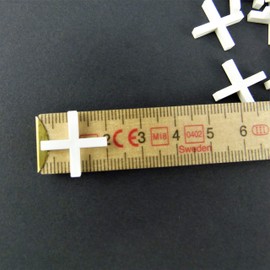 Tile Spacers Tile Wedges Pack of 250 in Bag Joint Crosses Joint Wedges Sizes 2 mm, 2.5 mm, 3 mm, 4 mm, 5 mm (2.5 mm)