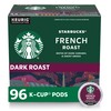 Starbucks K-Cup Coffee Pods, Dark Roast Coffee, French Roast for