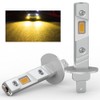 CHOPDARK H1 LED Bulb 3000K Yellow Light Fog Lamps 1:1