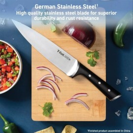 T-fal Ice Force German Stainless Steel Chef Knife 8 Inch ~ NEW SEALED