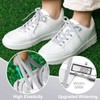 DELELE Flat Elastic Shoe Laces: Light Grey Stretch Shoelaces for