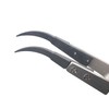 ESD Plastic Tip Curved Tweezers for Soldering Repair Work Interchangeable