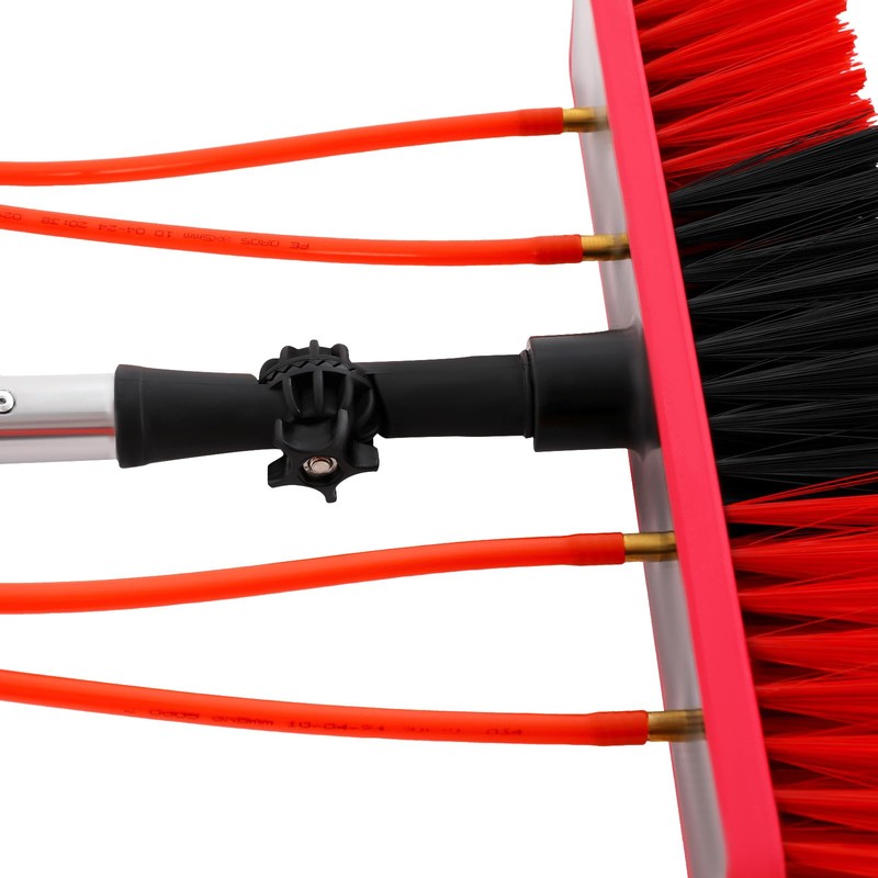 FTUREPAC 23.62FT Water Fed Pole Kit Solar Panel Cleaning Brush,