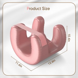 XEMHOCQY Face Pillow for Wrinkles,Pink Face Massage Pillow Sleeping Face Down for Wrinkles Satin for Maintaining Facial Wrinkles and Sleep Lines