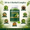 Qizfyzz Soursop Gummies, Antioxidant, Immune & Energy Support, Herbal Daily