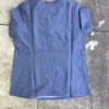 FIGS NWT Figs Catarina Women Medium Scrub Top Heather Denim