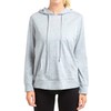 Sofra Women's Thin Cotton Pullover Hoodie Sweater (L, Heather Gray)