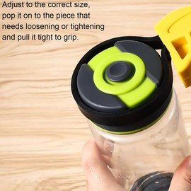 SavvyFIX 2-Pack Adjustable Rubber Strap Wrench Set – 25.20" & 20.48" Heavy-Duty Strap Wrench for Oil Filter, Jar Opener, Water Filter, Plumbing, Sink, Faucet – Non-Slip Multipurpose Wrench Tool