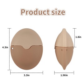 NICECHEF Sunscreen Applicator With Replaceable Body Sunblock Lotion Sponge 1.86oz Refillable Roll-On Portable Silicone Washable