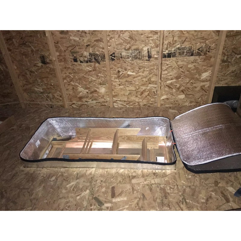 IES 25 x 54 x 9 Attic Access Door, Pull