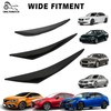 DREAMIZER 6pcs Black Car Front Bumper, Universal Rubber Car Bumper
