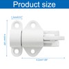 Bivethoi 2Pcs Self-Closing Latches, Resilient Bolt Latch Spring Door Lock,