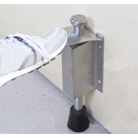 Advanced Stainless Steel Door Stopper Spring Loaded Telescopic Step On Door Holder Stop & Release by Foot.Size;240mm(9.5")