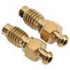 2Pcs Disc Brake Bleeder Screw Titanium Alloy M6 Rust Resistance