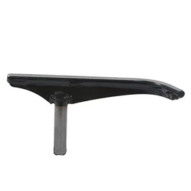 Robust, Small"J" Curved Tool Rest for Mini Lathes, 9" Wide, 5/8" post