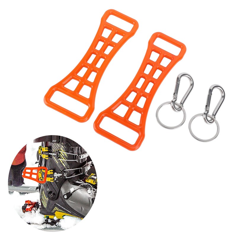 NOENNULL 2 Pieces Ski Boot Buckle Assist Tool Shoes Buckle