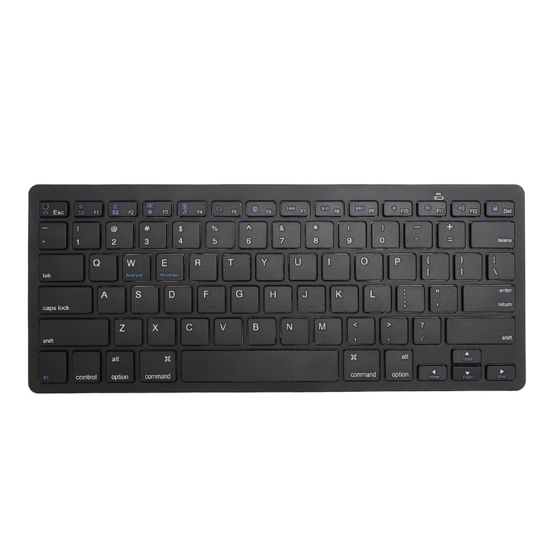 78 Keys Wireless Keyboard with Silent Buttons Ultra Slim Bluetooth
