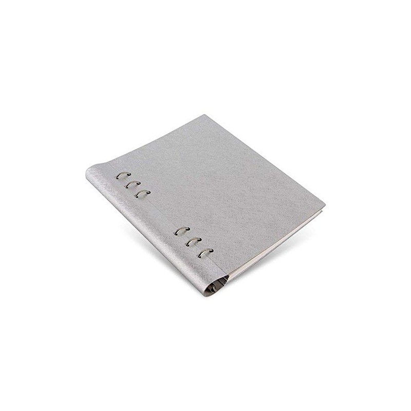 Filofax A5 Saffiano Clipbook - Silver