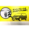 Doggy License Plate Bolt Cap, Made in Japan (Paw)
