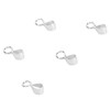 5pcs 925 Sterling Silver Bails DIY Exquisite Necklace Pendant Bails