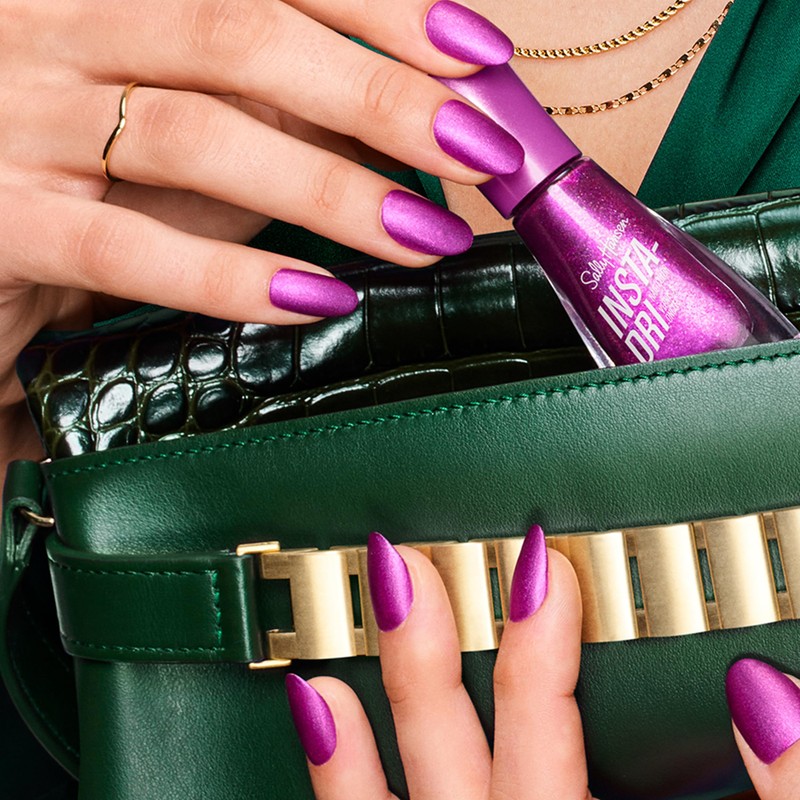 Sally Hansen Insta-Dri, The Queens Velvet, Quick Dry, Long Lasting,