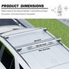 COWVIE 47 Inch Aluminum Roof Rack Cross Bars for Raised