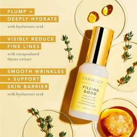 Farmacy Sérum Facial De Ácido Hialurónico Filling Good - Cuidado Facial Antiedad  Sérum Facial Hidratante - Rellena, Suaviza Y Ayuda A Mejorar...     
