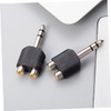 Kisangel 3pcs RCA to Audio Splitter Adapter Dual RCA to
